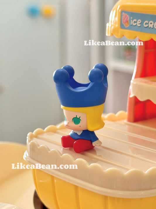 Pop Bean Sitting Baby Series - Molly Blue Balloon