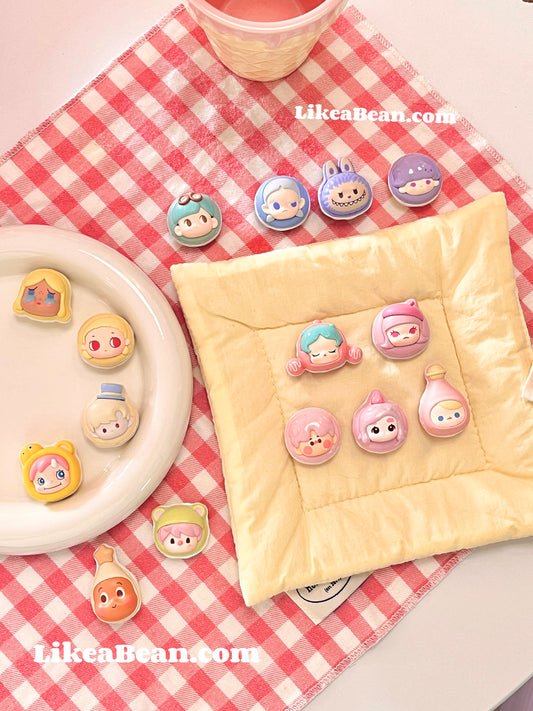 Pop Bean Macaron Dessert Series - Set of 15 beans