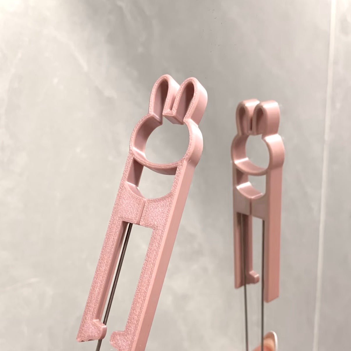 Art Toy Familia - [Pearlescent Color] Rabbit Perler Beads Pen, Beginner - Friendly, Double Needle - B008 Pearlescent Rose Pink