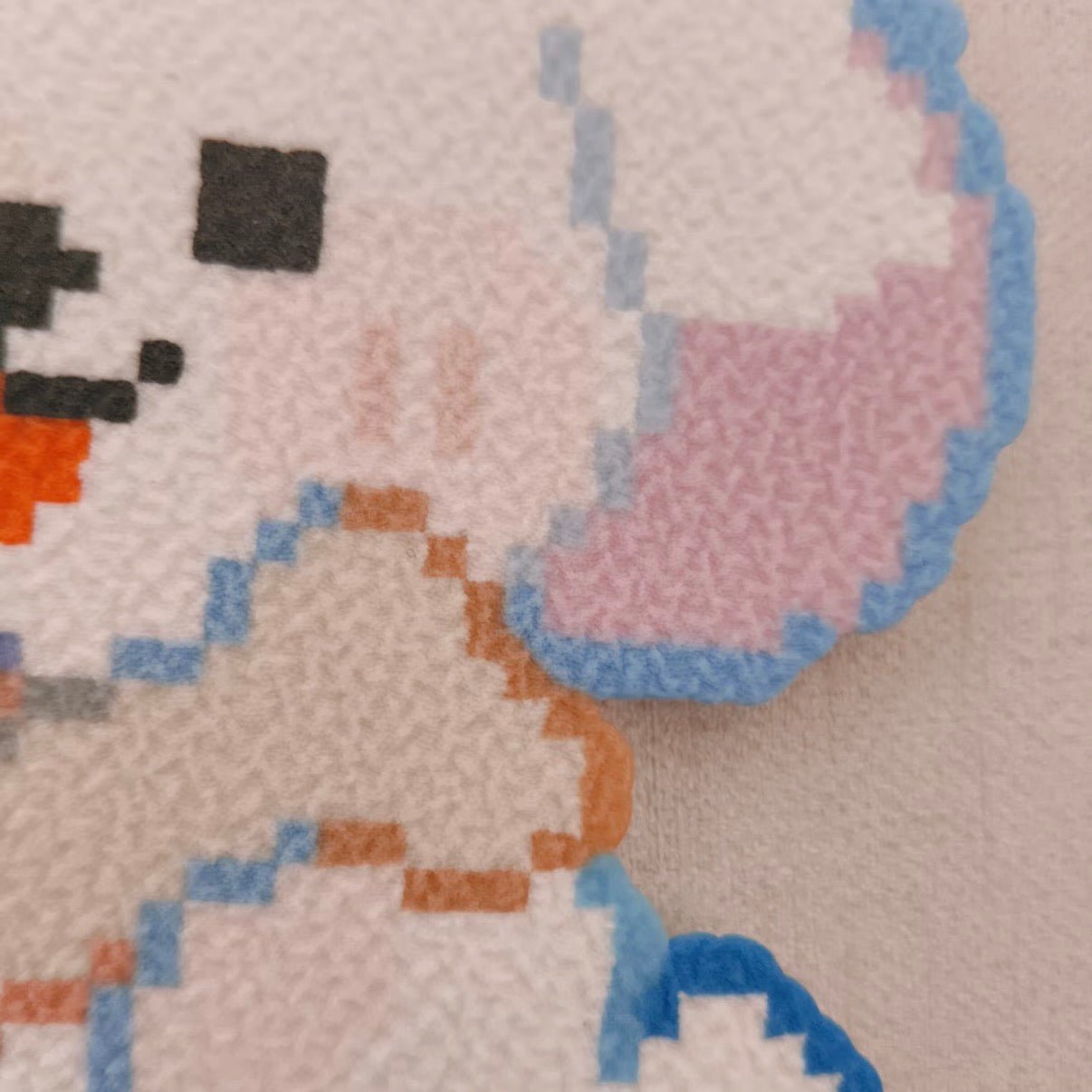 Art Toy Familia - Perler Bead Washcloth Fabric