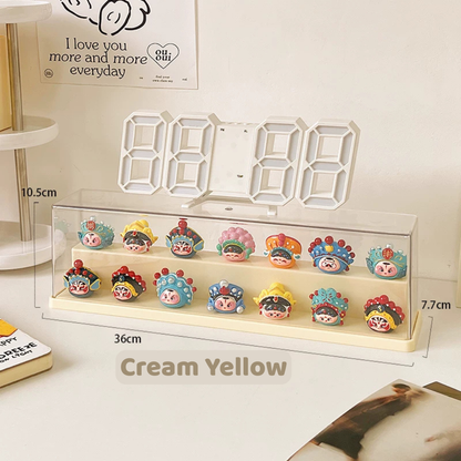 Pop Bean Acrylic Dust-Proof Figure Display Box 