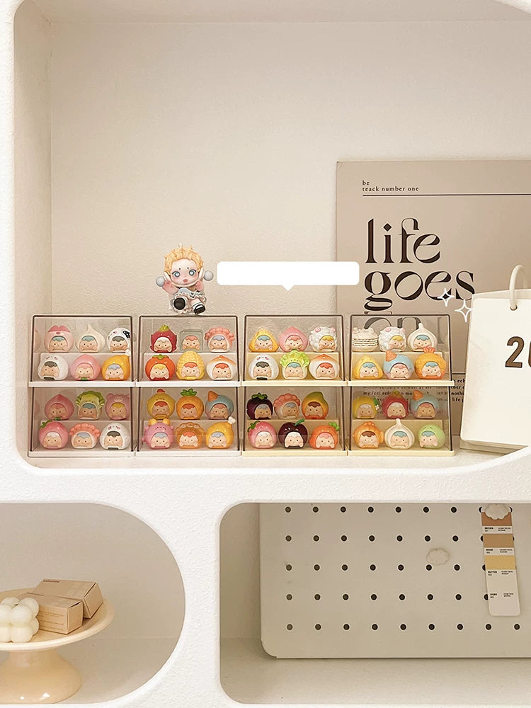 Pop Bean Acrylic Dust-Proof Figure Display Box