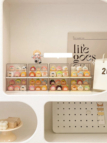 Pop Bean Acrylic Dust-Proof Figure Display Box