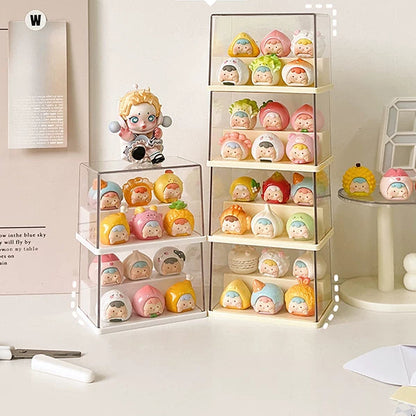 Pop Bean Acrylic Dust-Proof Figure Display Box 