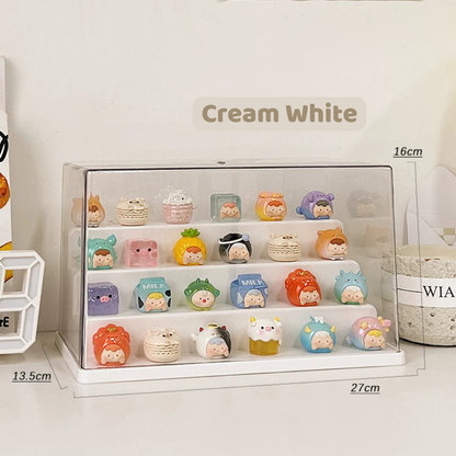 Pop Bean Acrylic Dust-Proof Figure Display Box 