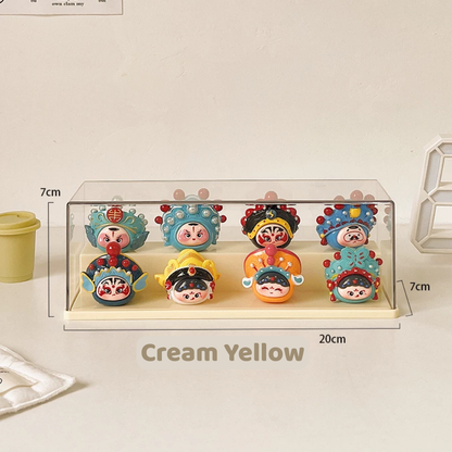 Pop Bean Acrylic Dust-Proof Figure Display Box 