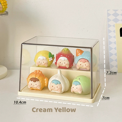 Pop Bean Acrylic Dust-Proof Figure Display Box 
