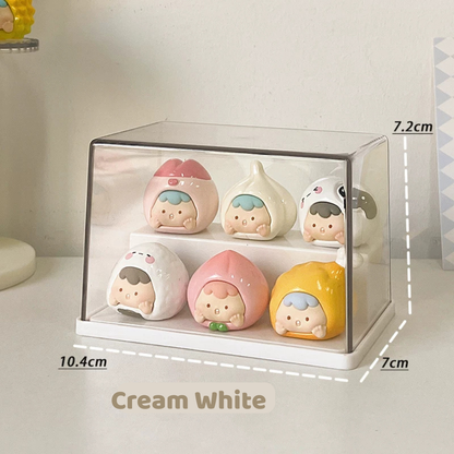 Pop Bean Acrylic Dust-Proof Figure Display Box 