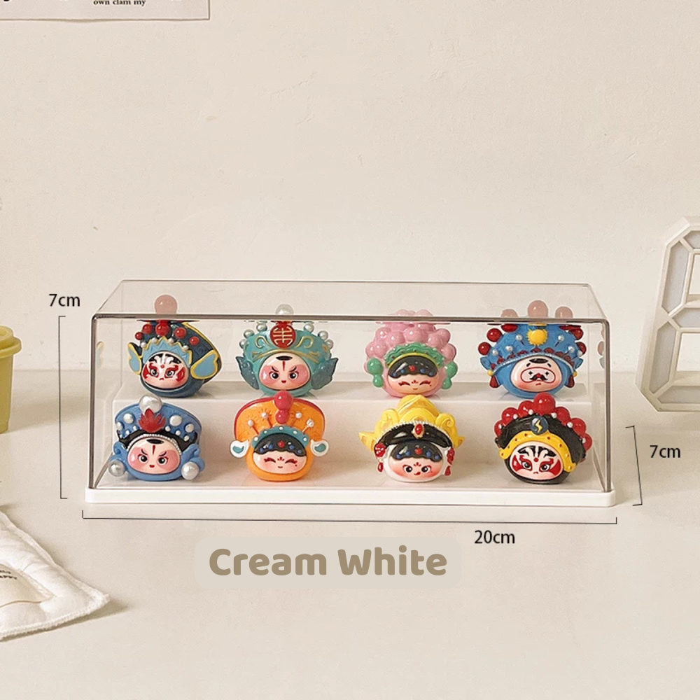 Pop Bean Acrylic Dust-Proof Figure Display Box 