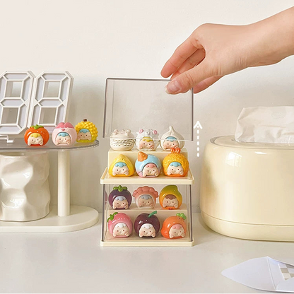 Pop Bean Acrylic Dust-Proof Figure Display Box 