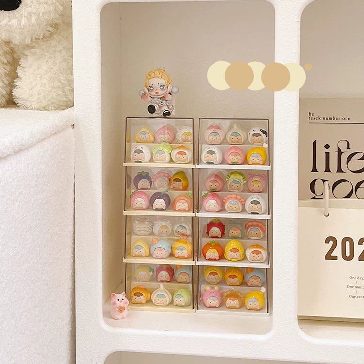 Pop Bean Acrylic Dust-Proof Figure Display Box 