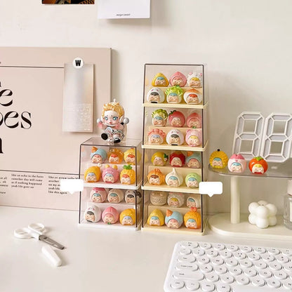 Pop Bean Acrylic Dust-Proof Figure Display Box 
