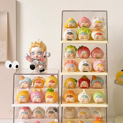 Pop Bean Acrylic Dust-Proof Figure Display Box 