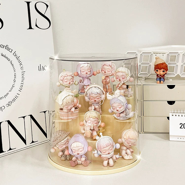  Pop Bean Acrylic Stepped Display Rack for Blind Box Figures 