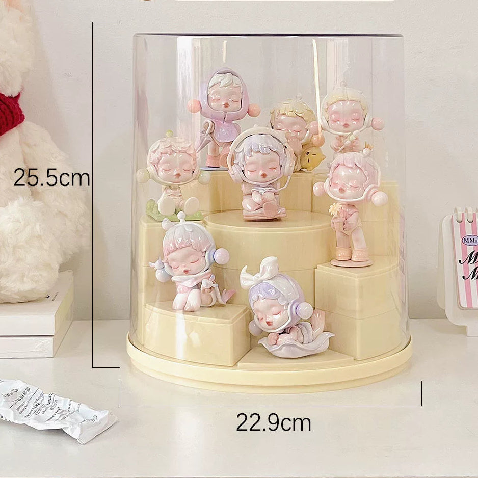 Pop Bean Acrylic Stepped Display Rack for Blind Box Figures 