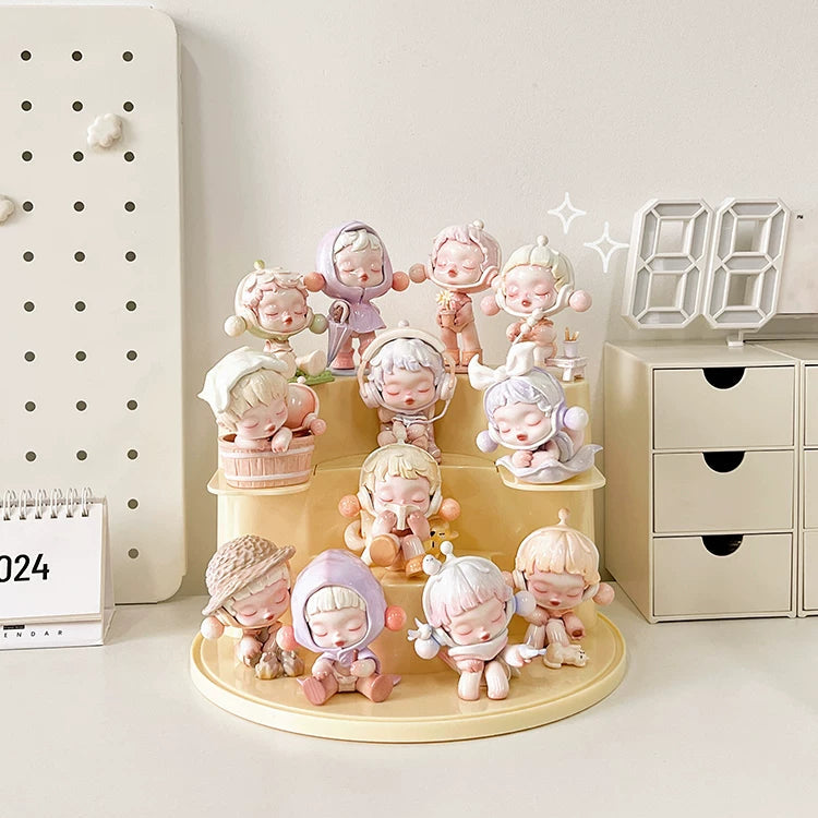  Pop Bean Acrylic Stepped Display Rack for Blind Box Figures 