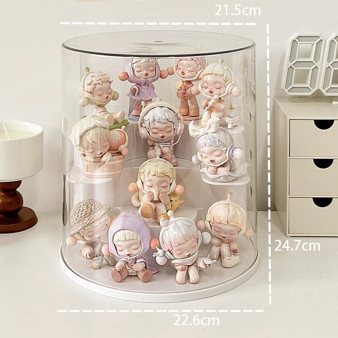  Pop Bean Acrylic Stepped Display Rack for Blind Box Figures 