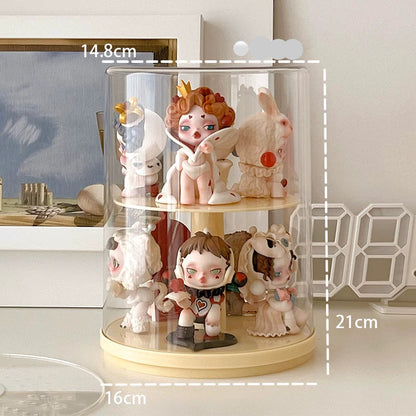 Pop Bean Acrylic Stepped Display Rack for Blind Box Figures 