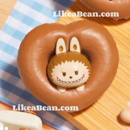 Pop Bean Baked Bread Fridge Magnet Series - Labubu