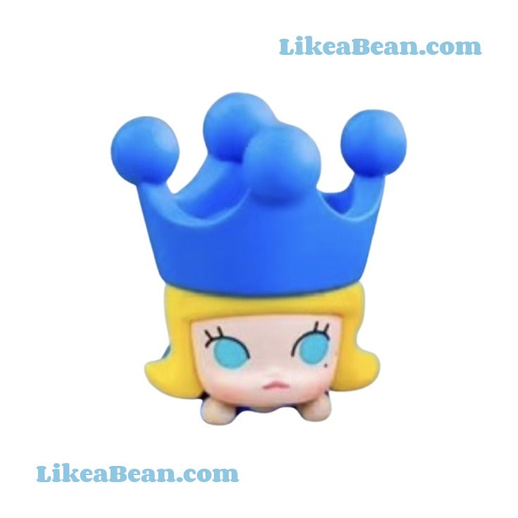 Pop Bean Basic Lying Baby Series - Molly Blue Princess