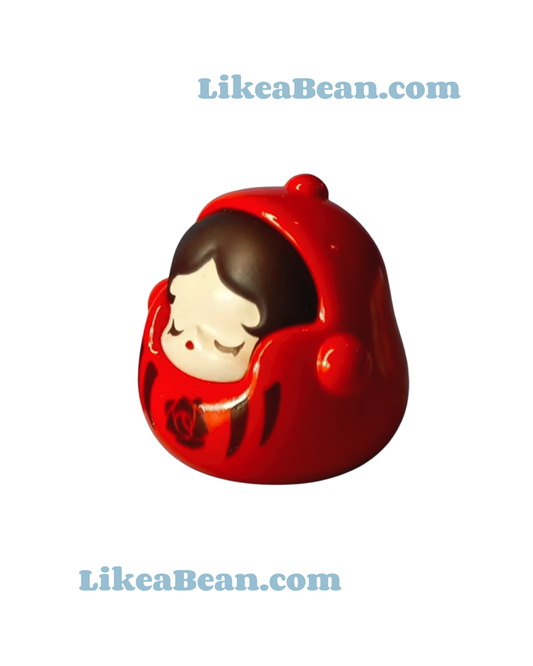 Pop Bean Daruma Series - Skullpanda Good Fortune