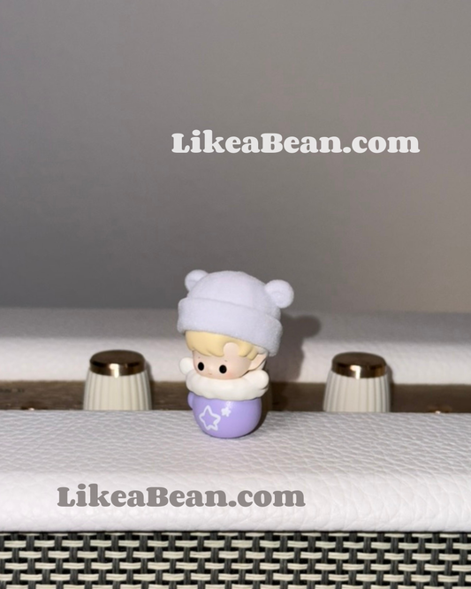 Pop Bean Fluffy & Cozy Series - Hacipupu Snug Purple Mittens