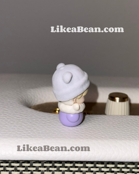 Pop Bean Fluffy & Cozy Series - Hacipupu Snug Purple Mittens