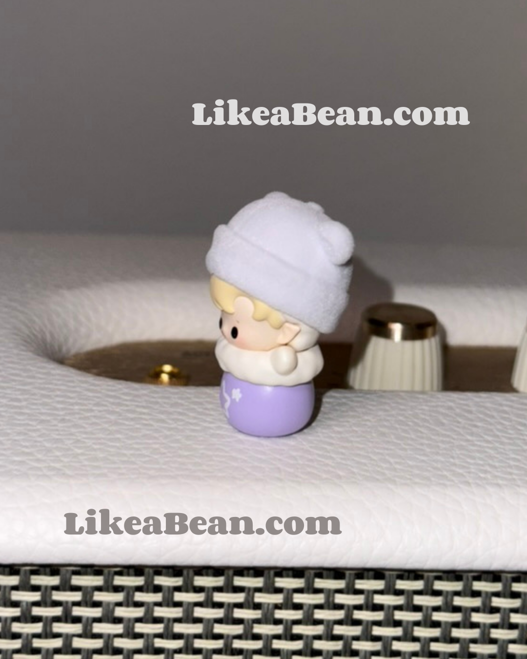 Pop Bean Fluffy & Cozy Series - Hacipupu Snug Purple Mittens