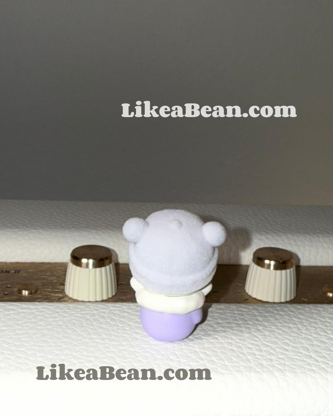 Pop Bean Fluffy & Cozy Series - Hacipupu Snug Purple Mittens