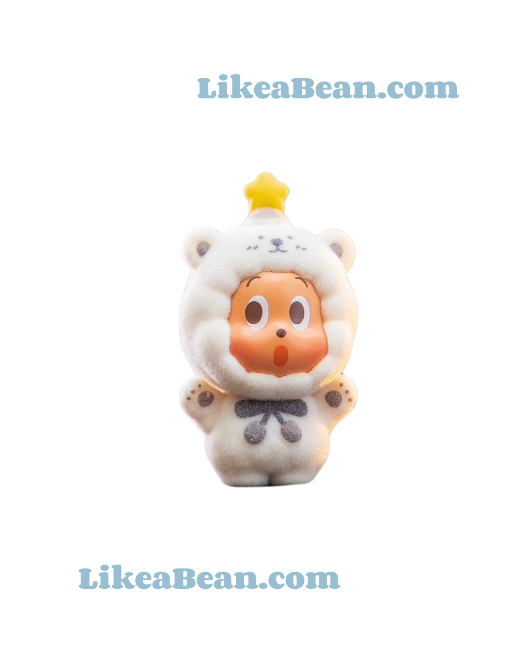 Pop Bean Fluffy & Cozy Series - Twinkle Twinkle Cozy Polar Bear