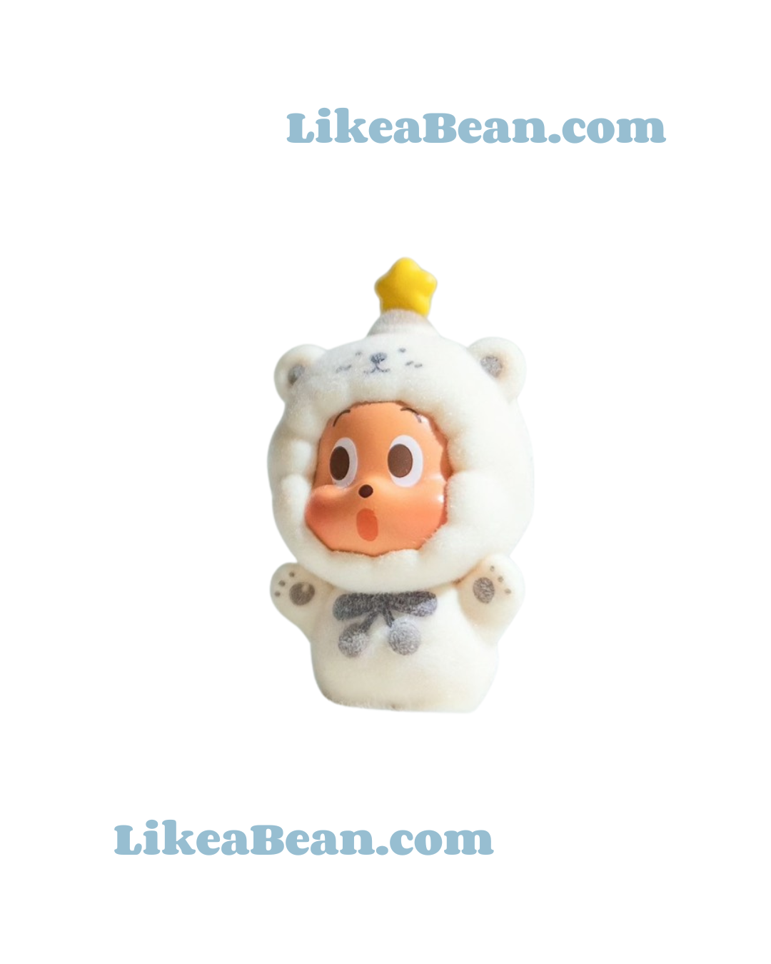 Pop Bean Fluffy & Cozy Series - Twinkle Twinkle Cozy Polar Bear