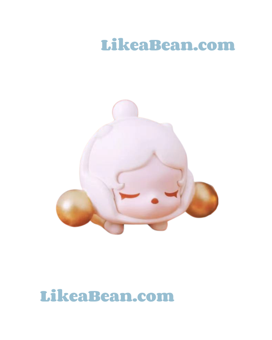 Pop Bean New Year Lying Baby Series - Skullpanda White New Year Lying