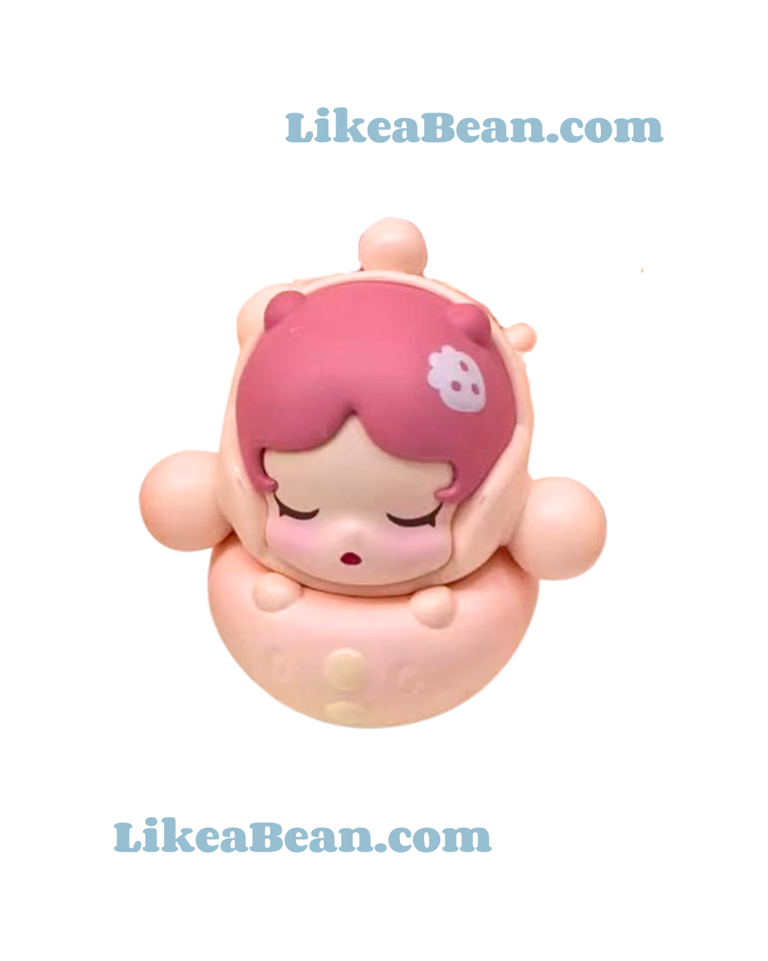 Pop Bean Strawberry Series - Skullpanda White Gem Strawberry