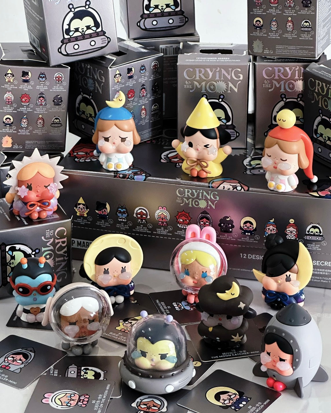 Pop Bean Crying To The Moon Sitting Series - Set of 13