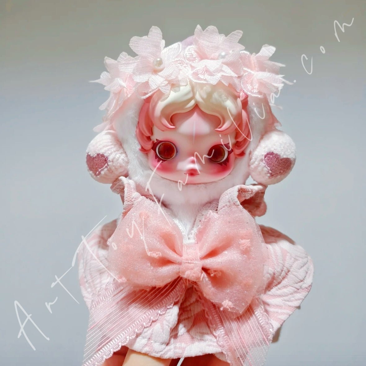 Art Toy Familia - Doll Cloth Blossom Dream Gauze Set For Skullpanda - 128 Cloth Only No Doll