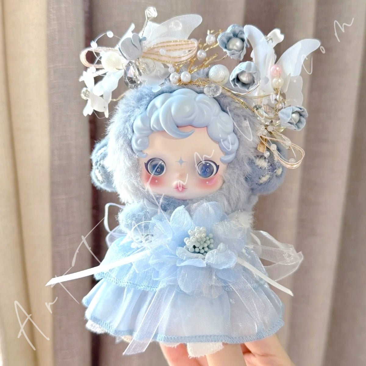 Art Toy Familia - Doll Cloth Cerulean Dreamwing Set For Skullpanda - 134 Cloth Only No Doll