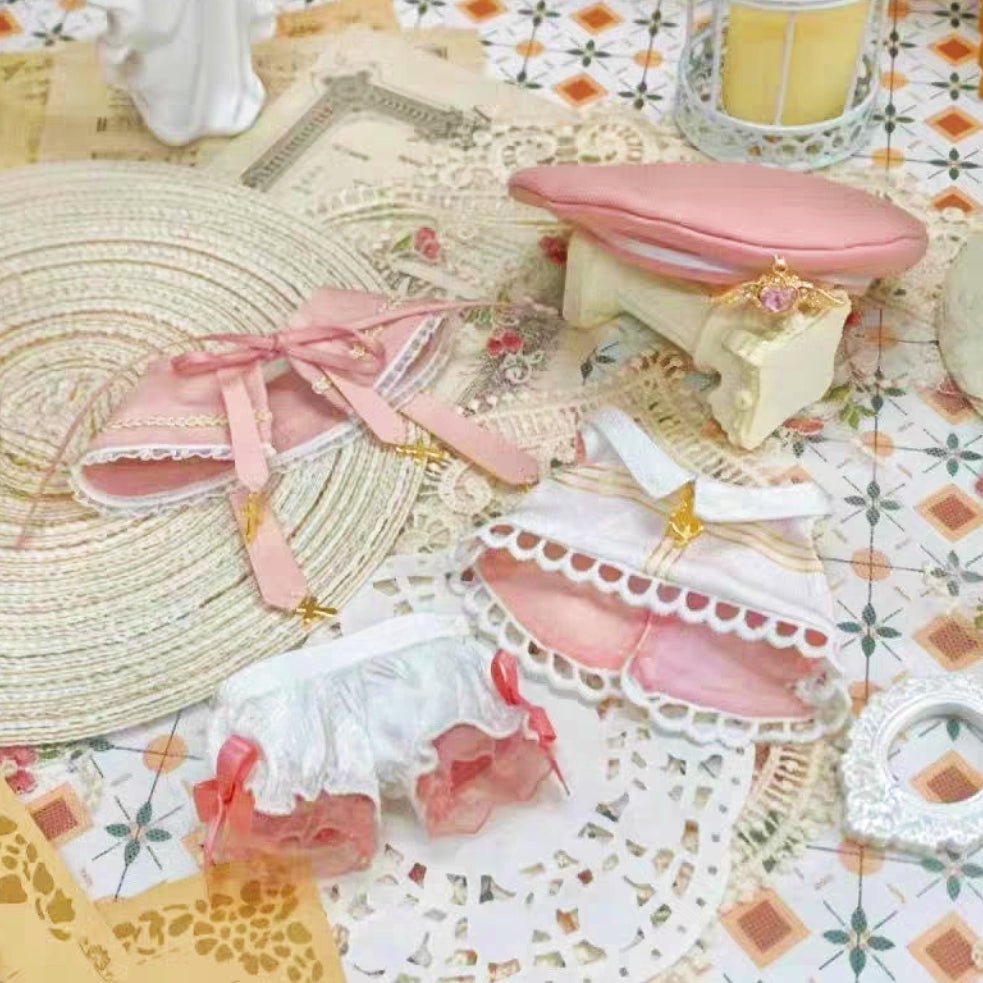 POP MART - Doll Cloth Gilded Ballad Raiment For Skullpanda - 050 Pink Ver. Cloth Only No Doll
