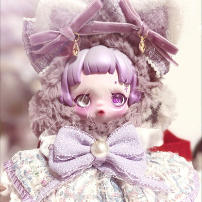Art Toy Familia - Doll Cloth Lavender Mist Kitten Set For Skullpanda - 133 Cloth Only No Doll