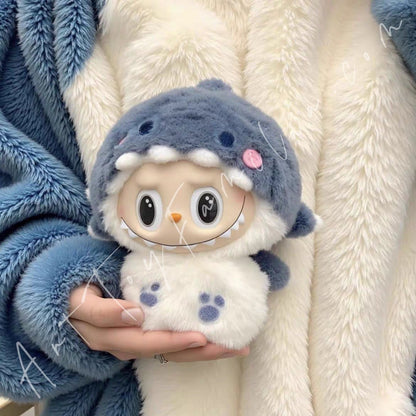 Art Toy Familia - Doll Cloth Baby Blue Shark Plush Suit - 012 Cloth Only No Doll