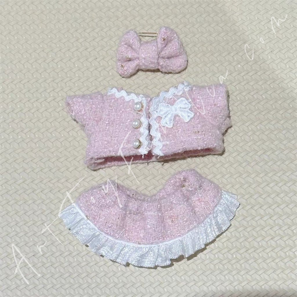 Art Toy Familia - Doll Cloth Chic Tweed Doll Ensemble - 023 Pink Ver. Cloth Only No Doll