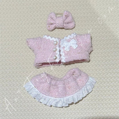 Art Toy Familia - Doll Cloth Chic Tweed Doll Ensemble - 023 Pink Ver. Cloth Only No Doll