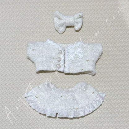 Art Toy Familia - Doll Cloth Chic Tweed Doll Ensemble - 023 White Ver. Cloth Only No Doll