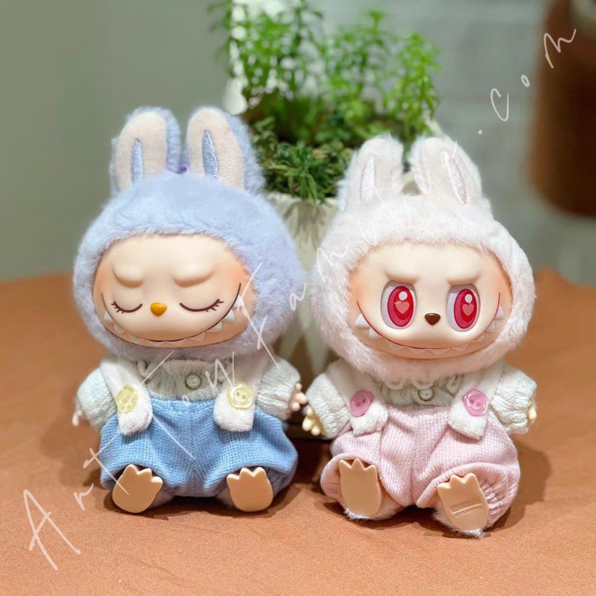Art Toy Familia - Doll Cloth Cotton Candy Overalls Set - 003 Green Ver. Cloth Only No Doll