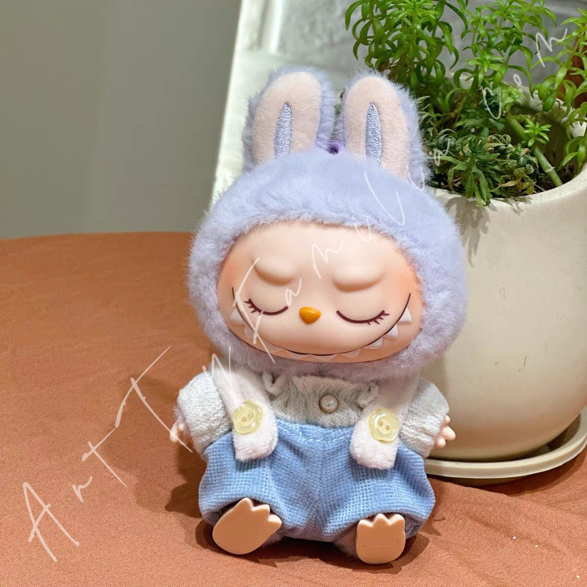 Art Toy Familia - Doll Cloth Cotton Candy Overalls Set - 003 Blue Ver. Cloth Only No Doll