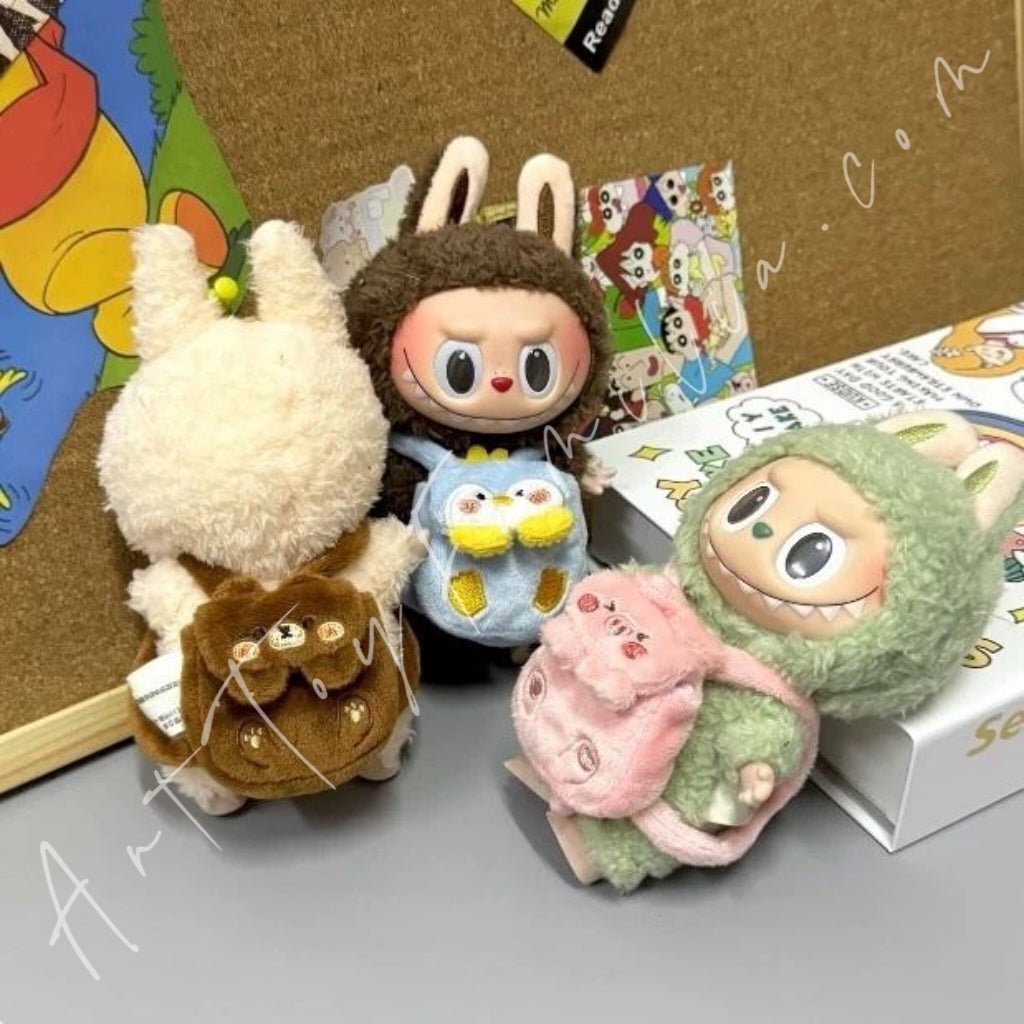 Art Toy Familia - Doll Cloth Fluffy Pals Playtime Backpack - 036 Penguin Cloth Only No Doll