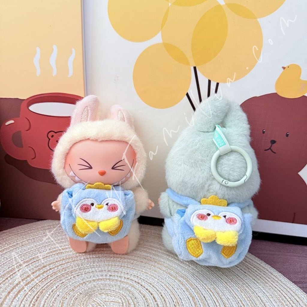 Art Toy Familia - Doll Cloth Fluffy Pals Playtime Backpack - 036 Penguin Cloth Only No Doll