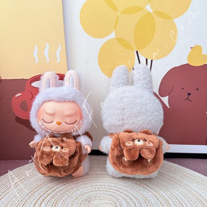Art Toy Familia - Doll Cloth Fluffy Pals Playtime Backpack - 036 Bear Cloth Only No Doll