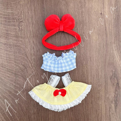 Art Toy Familia - Doll Cloth Lovely Pompom Tulle Dress - 027 Cloth Only No Doll