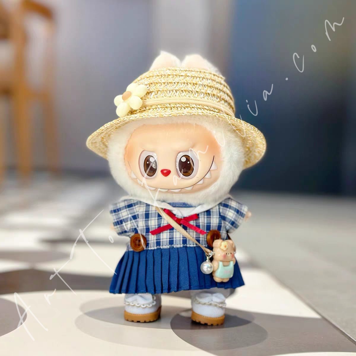 Art Toy Familia - Doll Cloth Navy Belle Dress Set - 028 Cloth Only No Doll