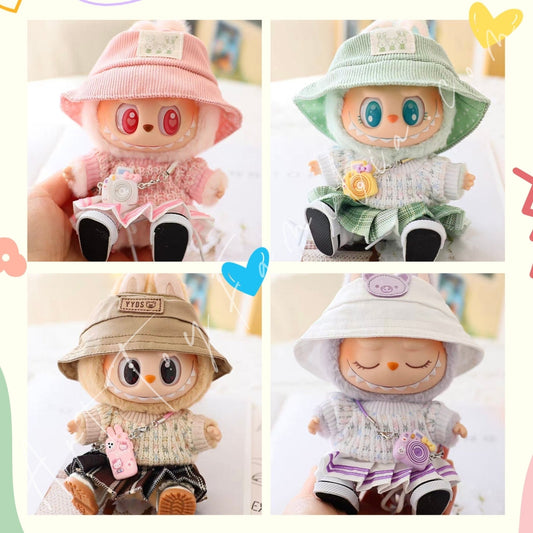 Art Toy Familia - Doll Cloth Pastel Picnic Skirt Set - 011 Pink Ver. Cloth Only No Doll